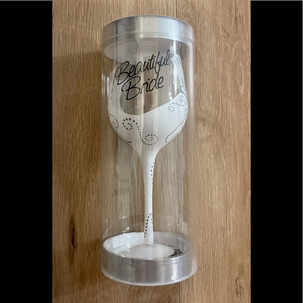 Beautiful Bride Wine Glass
